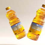 Cheri Delights Sunflower Oil Bottle Mockup
